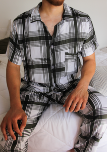 Pyjama homme vert foncé LUCIANO
