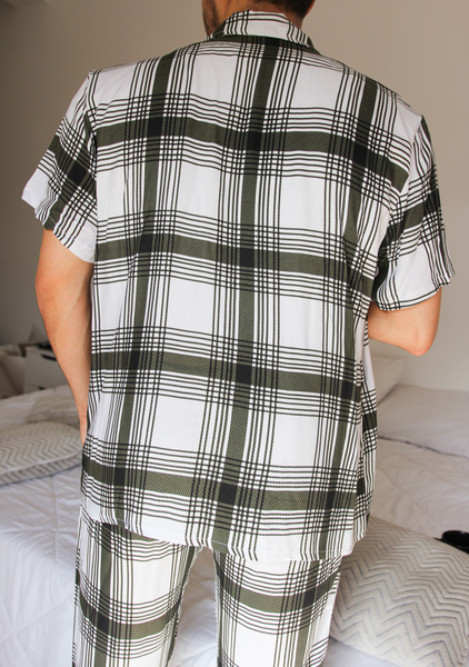 Pyjama homme vert foncé LUCIANO