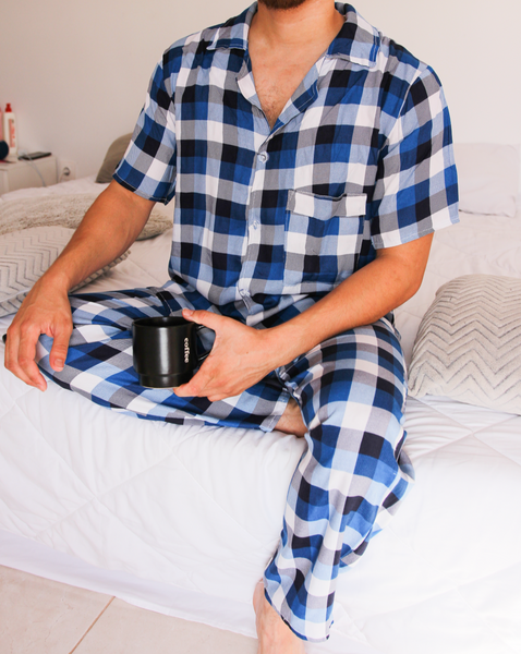 Pyjama homme bleu LUCIANO