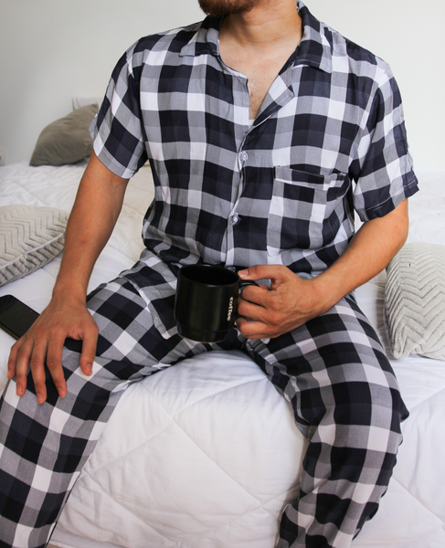 Pyjama homme gris LUCIANO