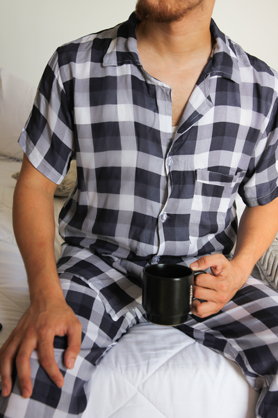 Pyjama homme gris LUCIANO