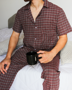 Pyjama homme grenat LUCIANO