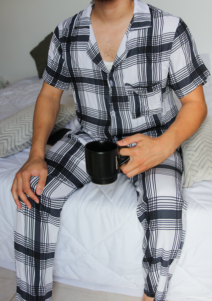 Pyjama homme bleu foncé LUCIANO