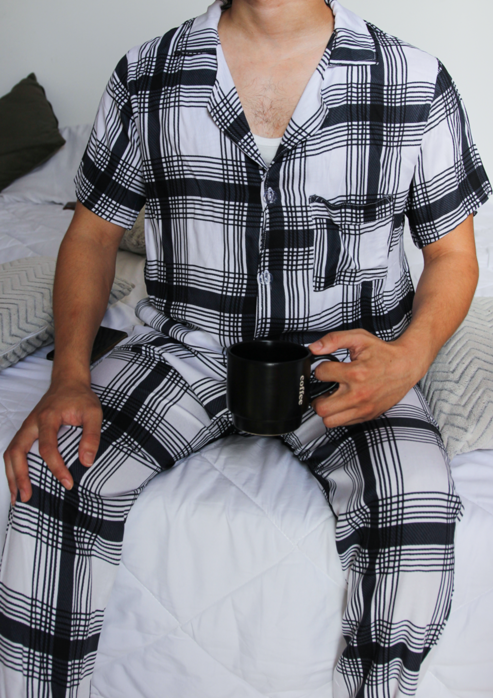 Pyjama homme bleu foncé LUCIANO
