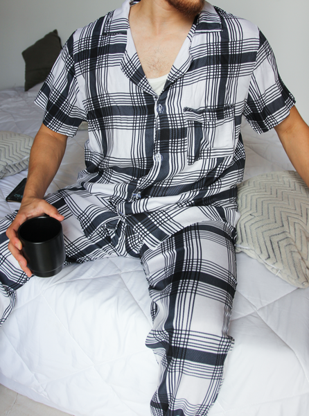 Pyjama homme bleu foncé LUCIANO