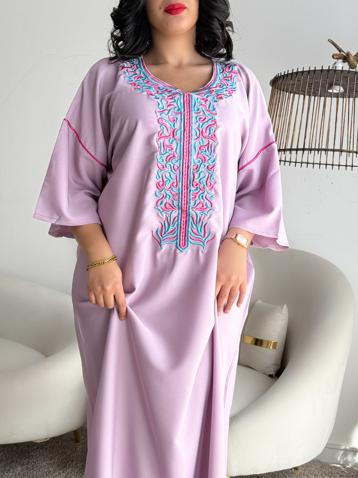 Jebba unie mauve GHAZAL