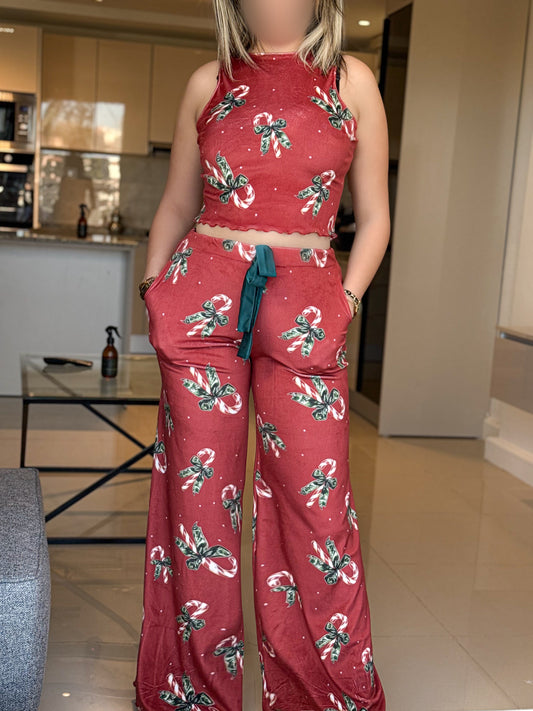 Ensemble pantalon marron CANDY CANE