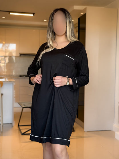 fond de robe noir unie IMMA