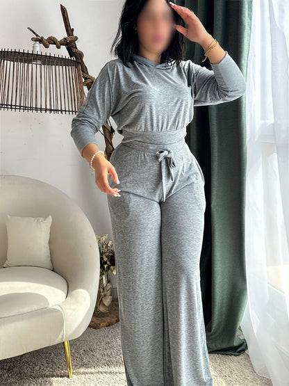 Ensemble capuche gris unie MANILA