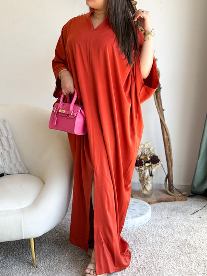 Robe brique Duchesse
