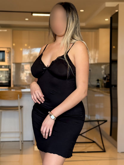 Nuisette dentelle noir TAMA