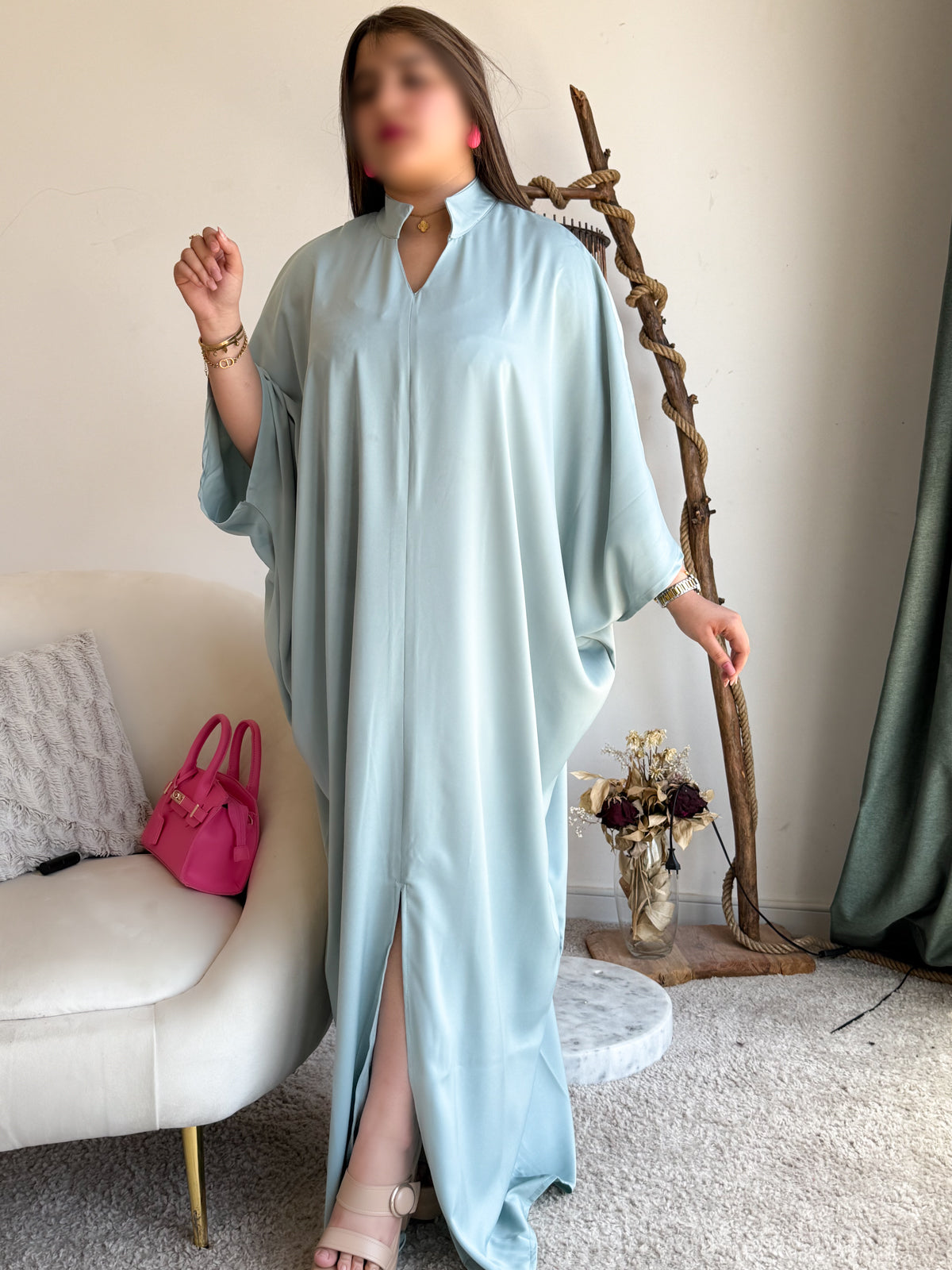 Robe bleu ciel Duchesse