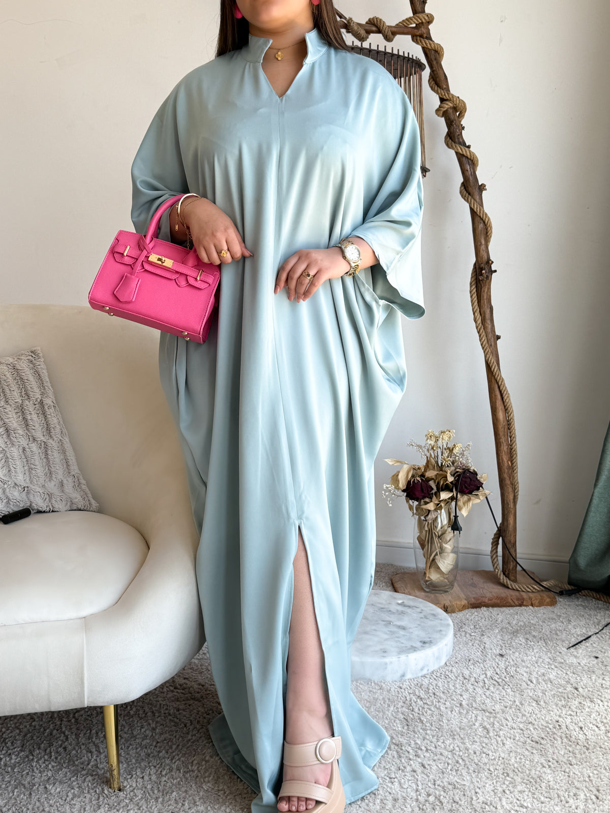 Robe bleu ciel Duchesse