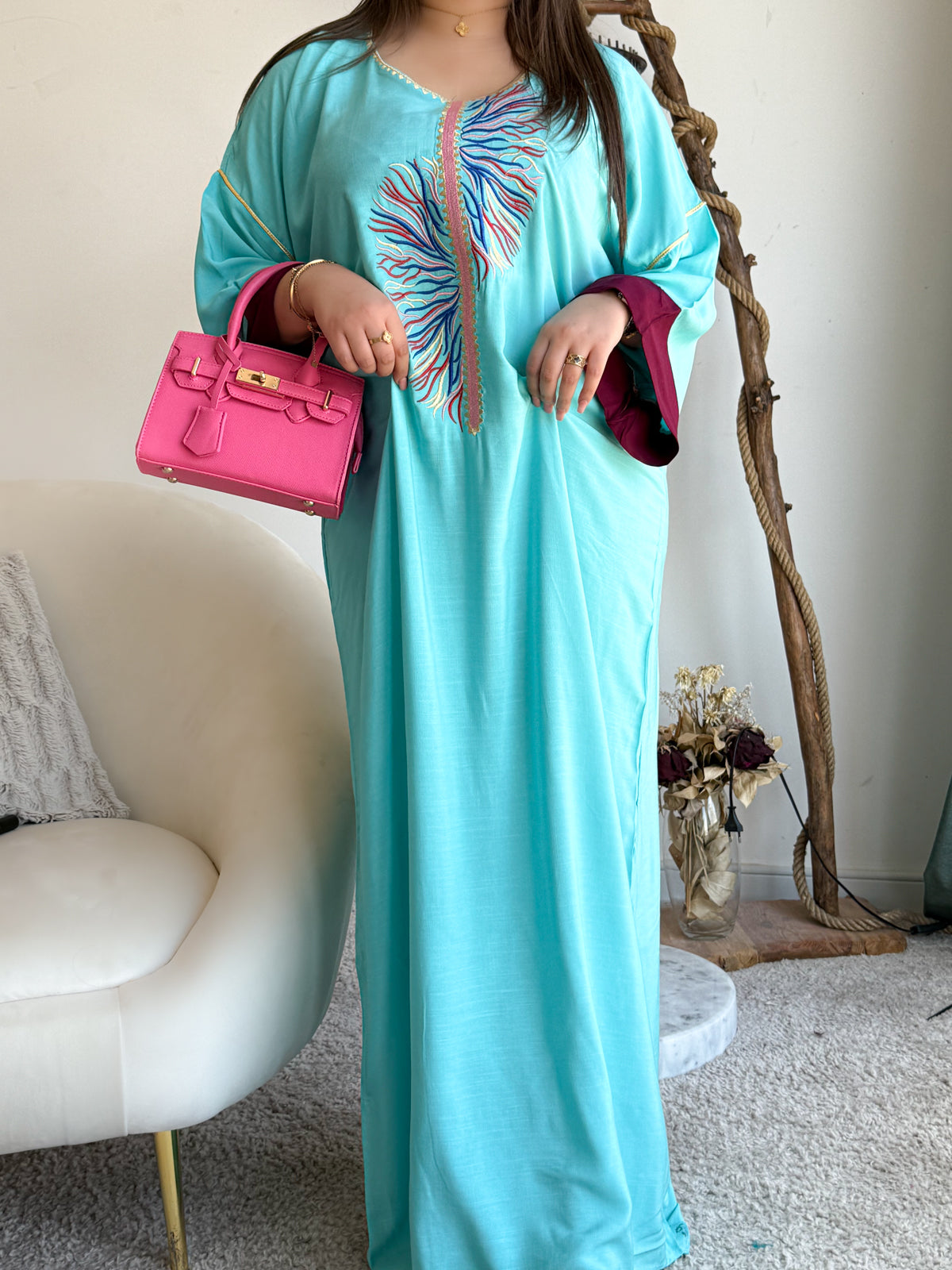 Jebba unie turquoise ALIA