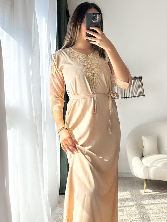robe beige FERIEL