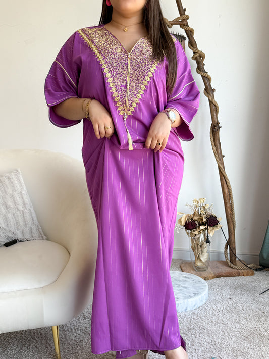 Jebba unie mauve a rayures MANAL