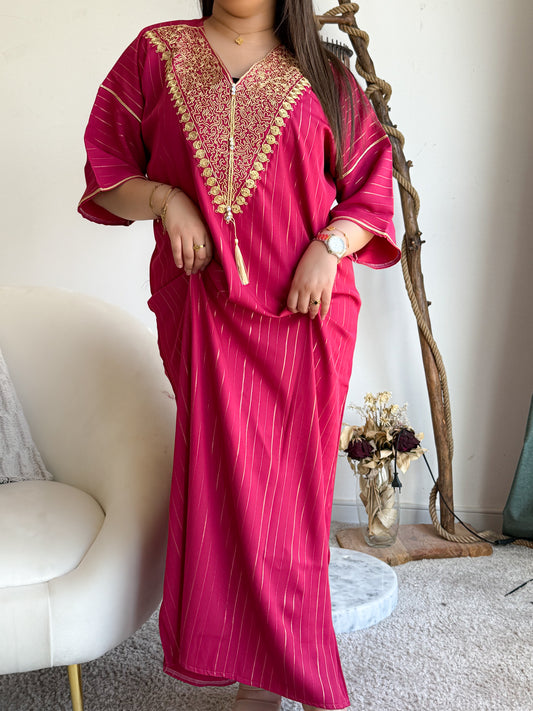 Jebba unie rose Fushia a rayures MANAL