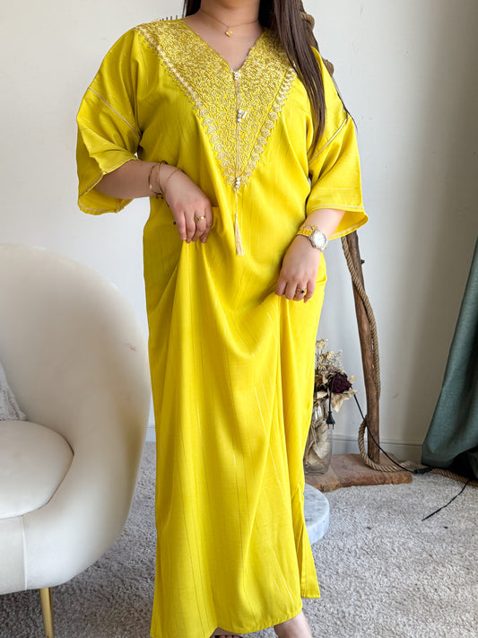 Jebba unie vert pistache a rayures MANAL