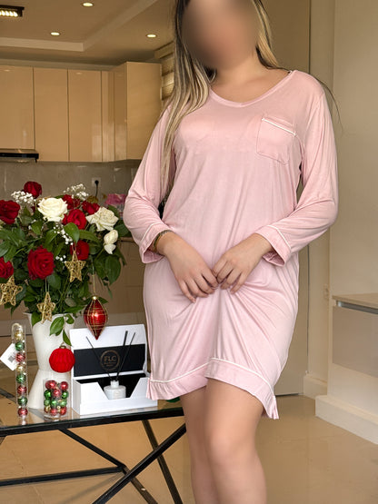 fond de robe rose unie IMMA