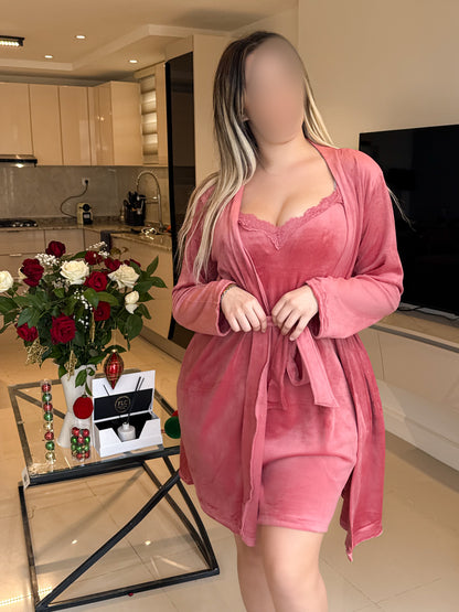 Ensemble 2 pièces super soft crevette  PISSI