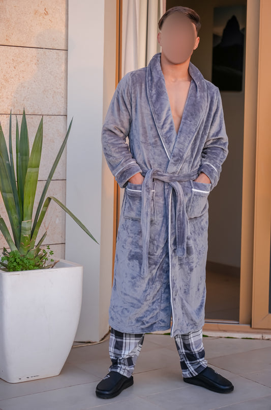 kimono homme gris foncé ARTHER